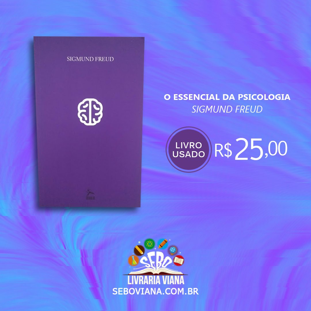 SeboViana's tweet photo. O Essencial da Psicologia –  fala um pouco de tudo o que representa o conhecimento da Psicologia: Freud foi um dos pioneiros 

Link na bio. 

Ano 2016 Livro novo edição brochura com 168 páginas. Etiqueta de identificação do Sebo na lombada. https://t.co/GKL9pd5ImF