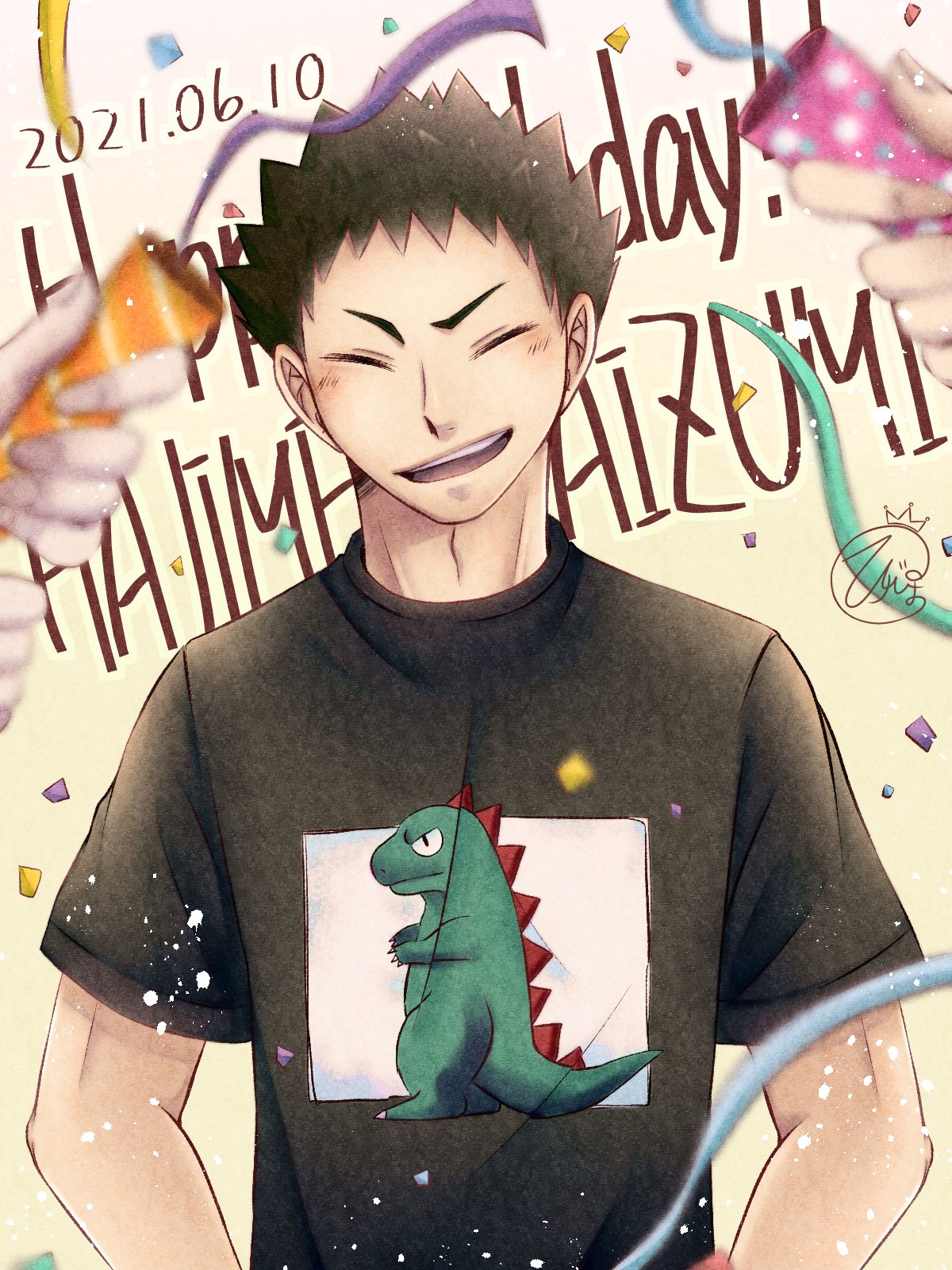 ひげぴよ王子 低浮上 岩ちゃんお誕生日おめでとぉー 今年も祝えて良かった Oㅅo و 岩泉一生誕祭21 岩泉一誕生祭21 6月10日は岩泉一の誕生日 T Co Nyct5frq1y Twitter