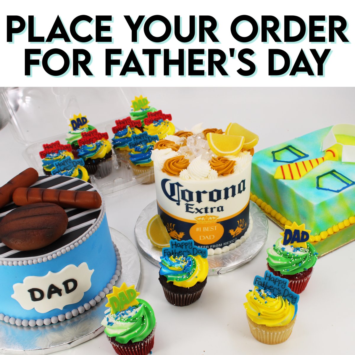 palermobakery's tweet photo. Celebrate Father's day by ordering a cake or cupcakes from Palermo Bakery. Place your order for father's day.

#palermodesserts #palermobakery #fathersdaycake #fathersday #diadepadre #diadepapa #beer cake #fathersdaycupcake https://t.co/spF39w6oBk