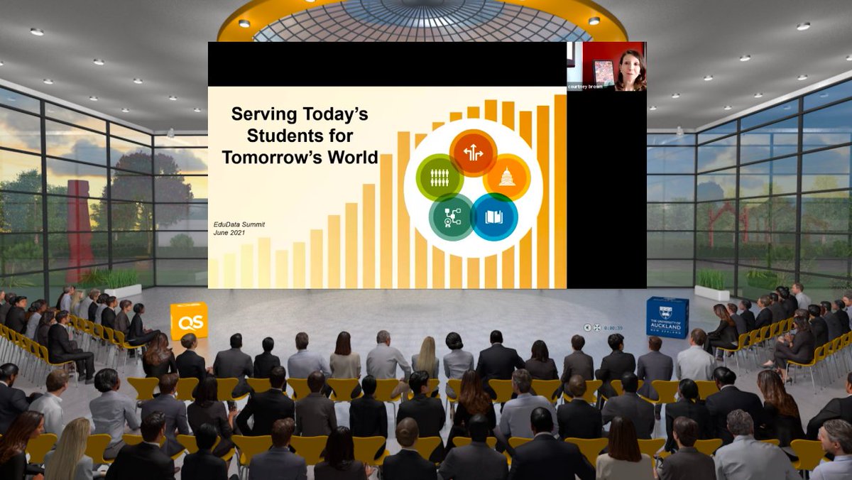 QSCorporate's tweet image. Serving Today’s Students for Tomorrow’s World by  Dr. Courtney Brown starts NOW at #EduDataSummit2021