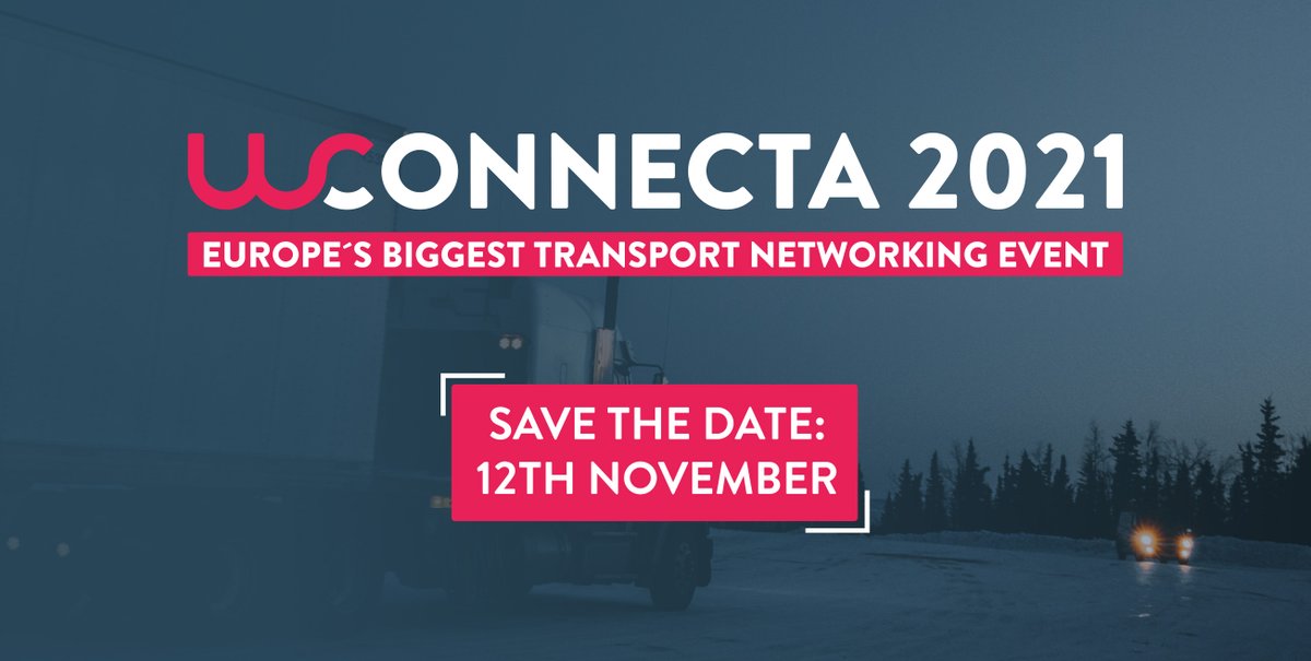😱 Save the date! WConnecta, the biggest transport networking event in Europe, is back in Barcelona on November 12th. 

We will inform you about registrations in the coming weeks. You don't want to miss this!

#wconnecta2021 #freightexchange #transportation #logistics