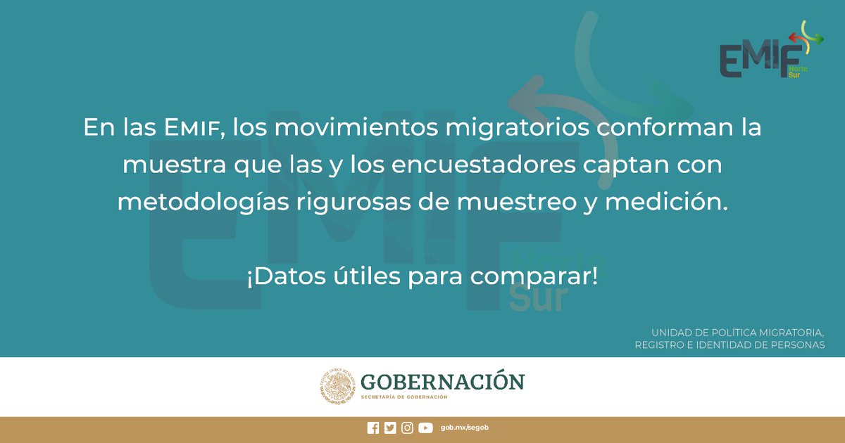 RocioGonzalezH8's tweet image. La #EmifNorte y #EmifSur subdividen a su población de interés en subgrupos. Conoce cómo está conformada su muestra. #MásDatosMásImpacto ¡Analiza, identifica y decide! bit.ly/3ldpaZF