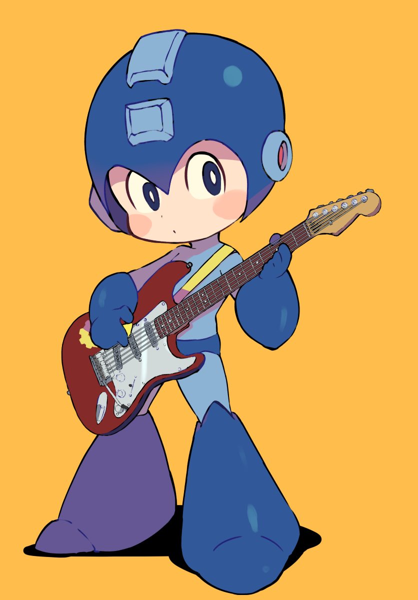 ロックマン(キャラクター) 「ロックの日だった 」|宮田奏のイラスト