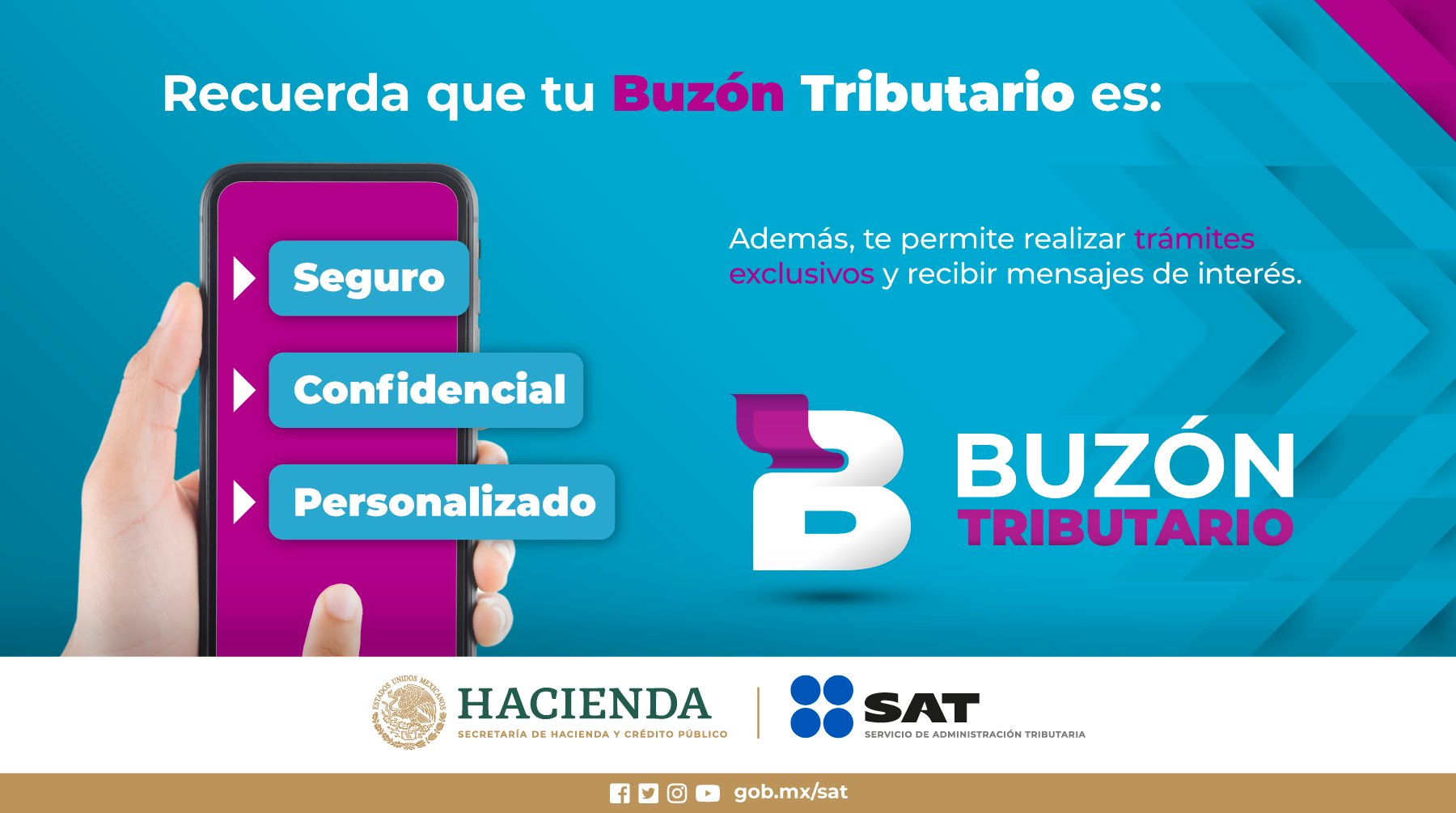 Buzón tributario sat mensajes sales