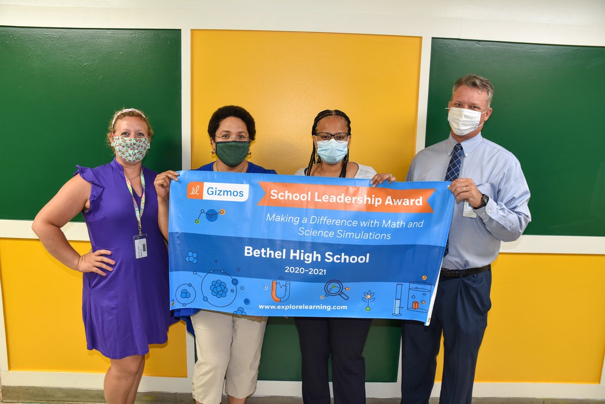 HCS_ScienceDept's tweet image. @ExploreLearning recognized 4 school for having the highest Gizmo usage in @HamptonCSchools.  The schools include @CooperMagnet, @Bethel_Bruins, @JonesMagnetMS, &amp;amp; @spratleyseahawk.  Gizmos are online science simulations that are aligned with the curriculum. #hcsscience #ELGizmos