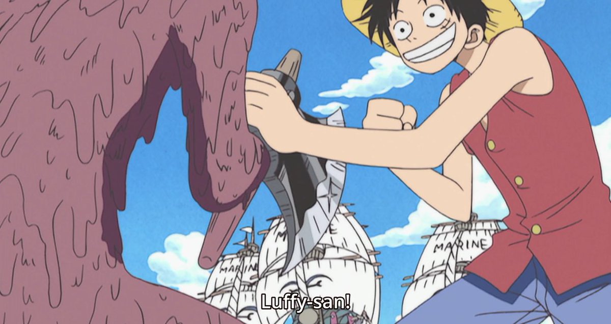 Do y’all remember the time Koby dreamt of Luffy saving him from captain Mor...