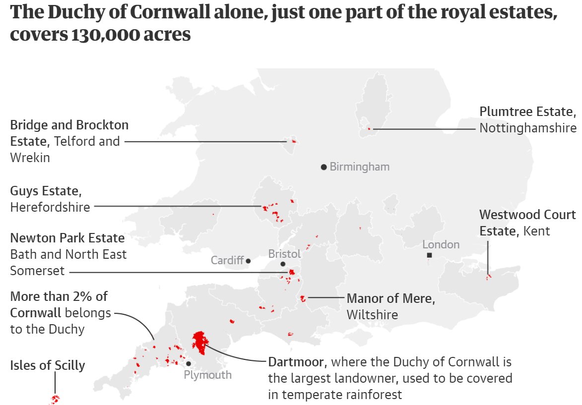 🇬🇧👑Royal family urged to lead rewilding efforts and transform estates

More than 100 academics, experts and public figures have signed a letter calling on the royalties to #rewild their lands as a public commitment to help tackle Britain’s biodiversity crisis. #RewildTheRoyals