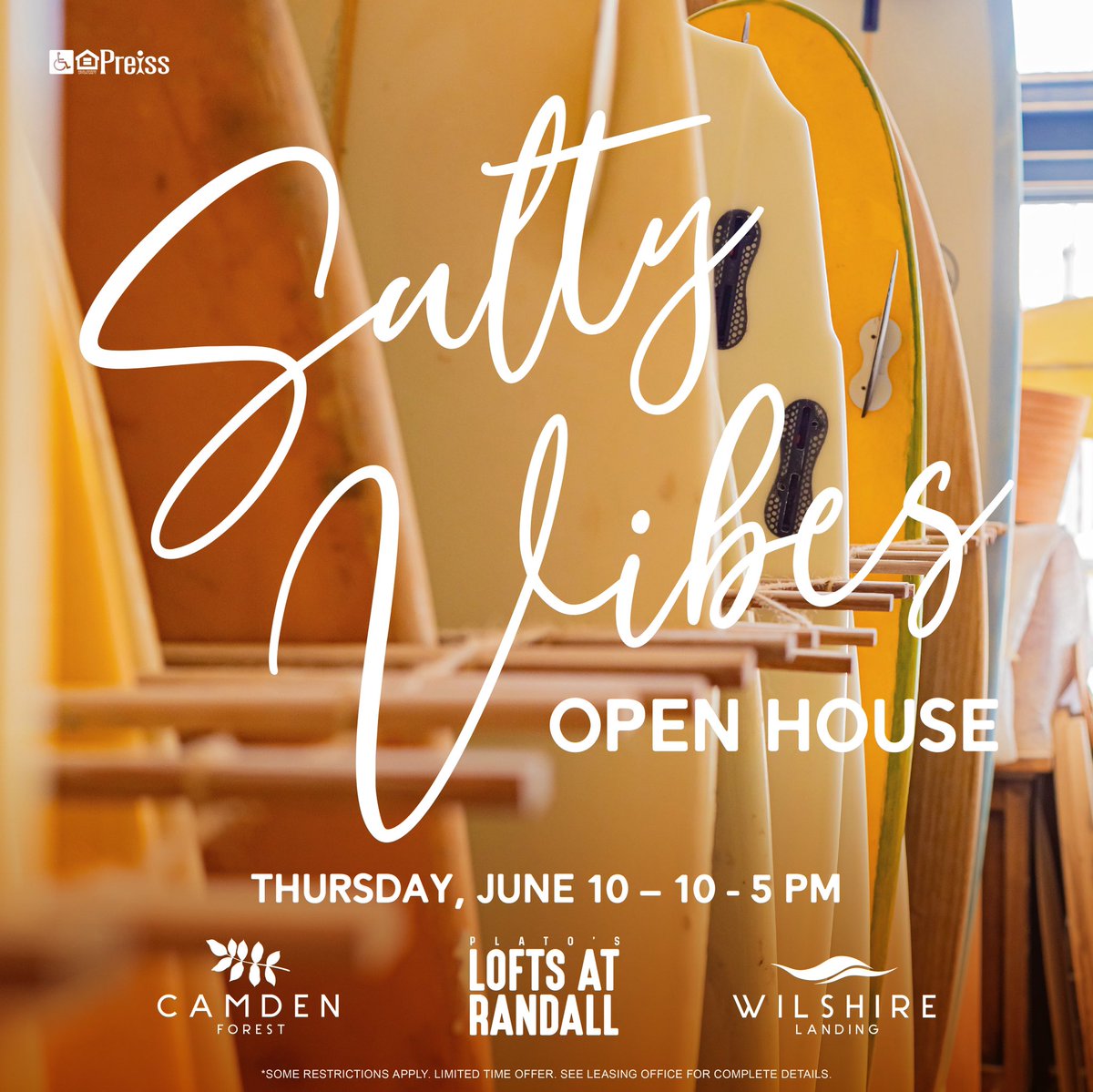 🏝Schedule a tour for TOMORROW &amp; receive a $10 gift card to one of our favorite local Wrightsville Beach spots! #CamdenForest #TourAndScore