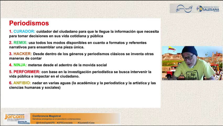 InDi_UPS's tweet photo. "Una de las narrativas urgentes del periodismo, es hacer periodismo desde el feminismo y con una perspectiva de derechos" - Omar Rincón #JorcomV https://t.co/vBh6Pe4pS5
