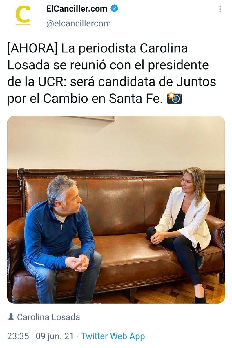 Entre un tuit y el otro pasaron solo dos días. El "Periodismo independiente" te lo debo... Más bien periodismo militante