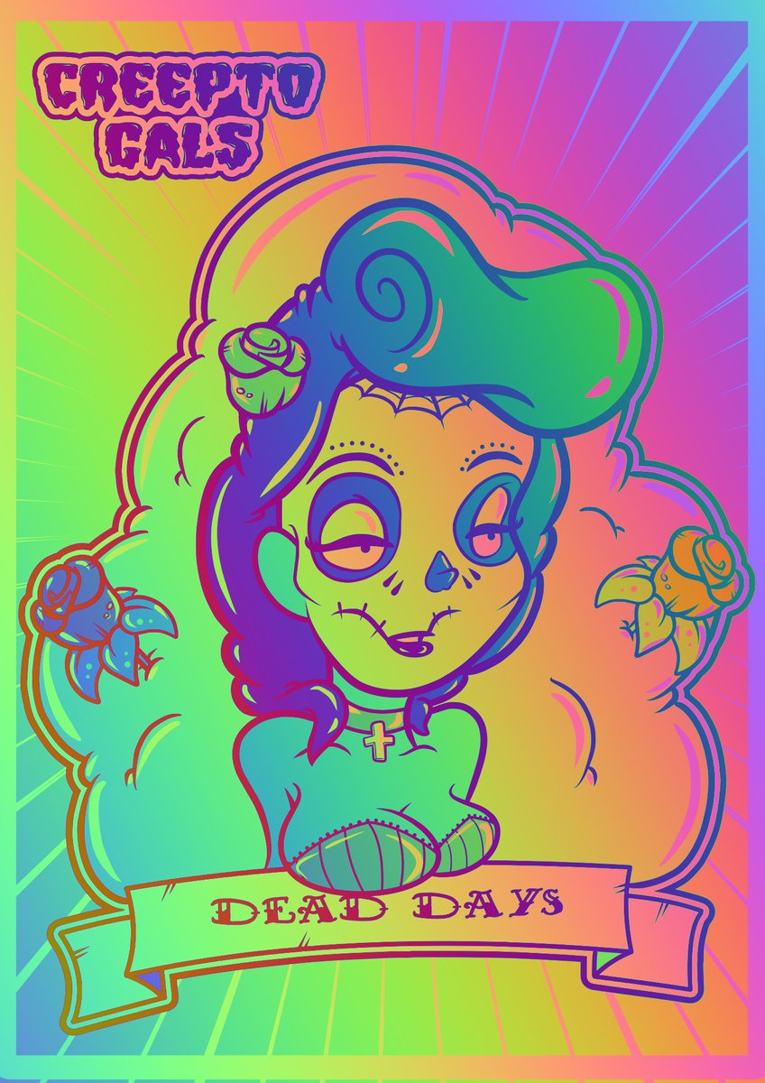 COMING SOON The <a href="/CreeptoGals/">Creepto Gals❤️💀🦷NFTS</a> ❤️💀🦷 by <a href="/GraffitiKiNGS/">Graffiti KiNGS</a> $tudio$ 👑 100 cards to collect on <a href="/WAX_io/">WAX</a> 🕸️🕷️