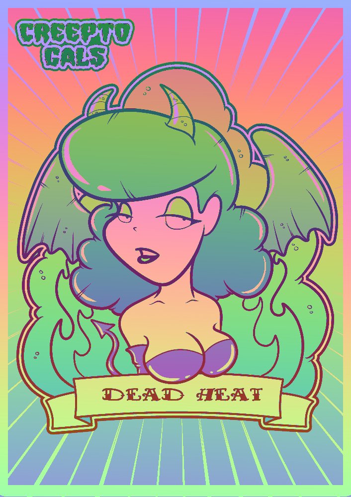 COMING SOON The <a href="/CreeptoGals/">Creepto Gals❤️💀🦷NFTS</a> ❤️💀🦷 by <a href="/GraffitiKiNGS/">Graffiti KiNGS</a> $tudio$ 👑 100 cards to collect on <a href="/WAX_io/">WAX</a> 🕸️🕷️