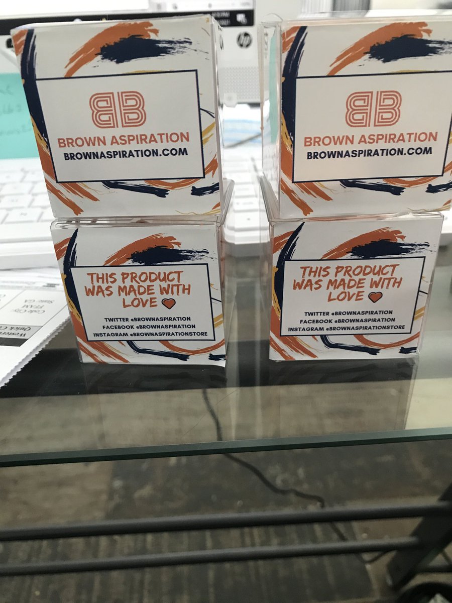 Iamonlyjp's tweet photo. Black owned office supplies. Thank you ⁦@BrownAspiration⁩ love the supplies. #blackowned https://t.co/4ef6w4K6or