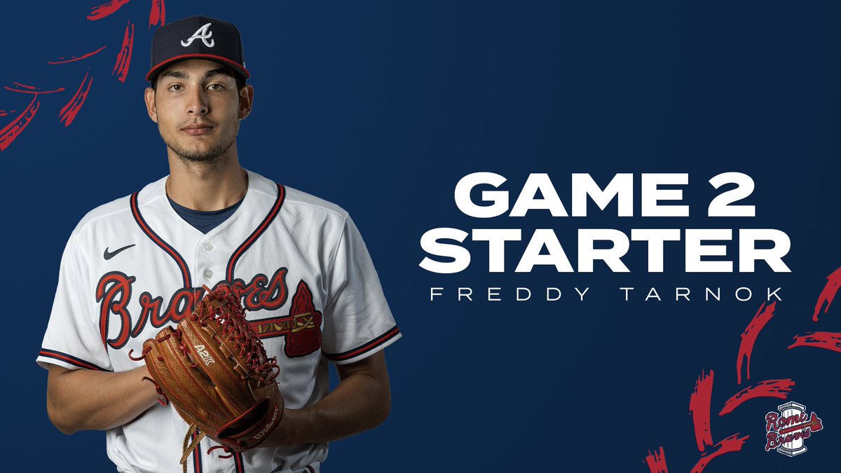 GoEmperors's tweet photo. #Braves no. 11 prospect @FreddyTarnok will start the second game of tonight’s doubleheader at State Mutual Stadium. https://t.co/SIBNIvg8zd