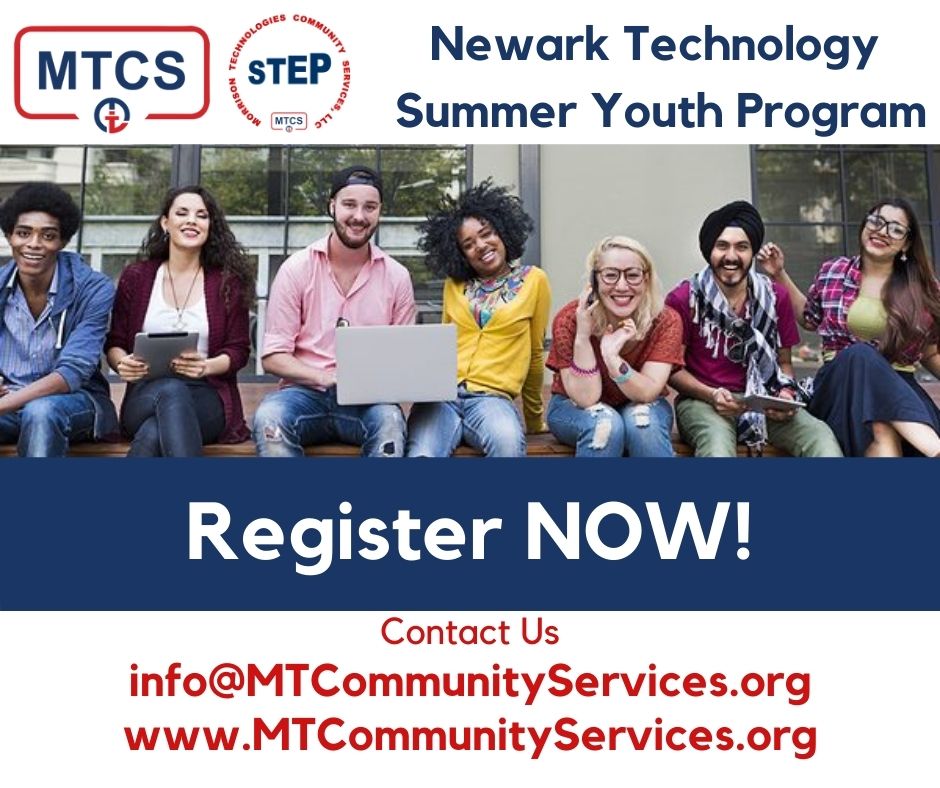 MTCommunitySer1's tweet photo. Newark and our summer youth program await you!

For more information write to us at info@mtcommunityservices.org

We will wait for you!

@MorrisonTech @CityofNewarkNJ @NewarkWorks
 #newarkyouthonestopcareercenter #STEP #MTCommunityServices #NANNewarkTechWorld #Newark #tech https://t.co/dFpX8Fmezq