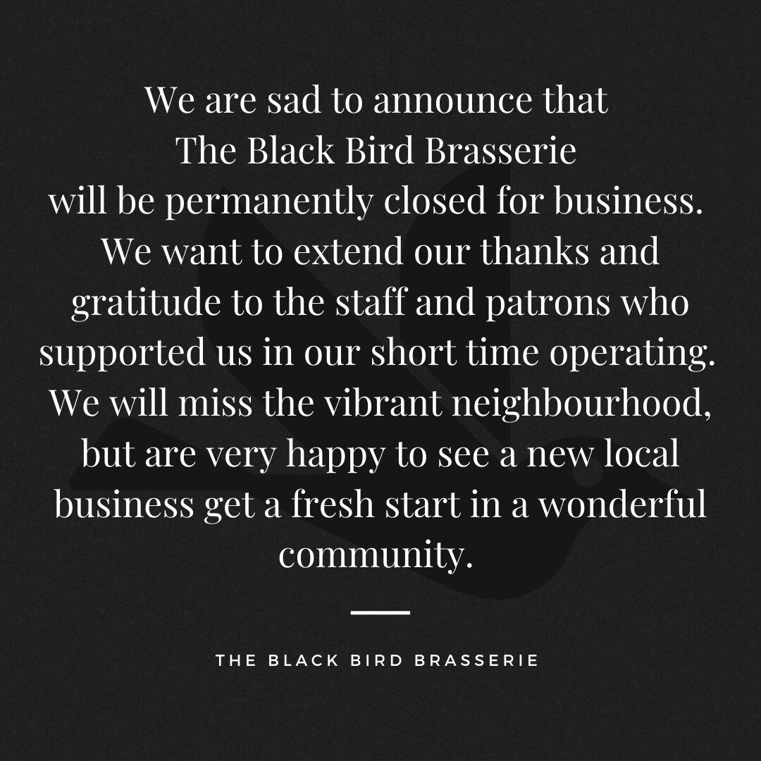 The Black Bird Brasserie (@birdbrasserie) on Twitter photo 
