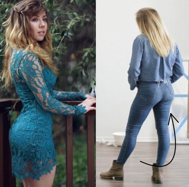 Jennette has a crazy tight body. 