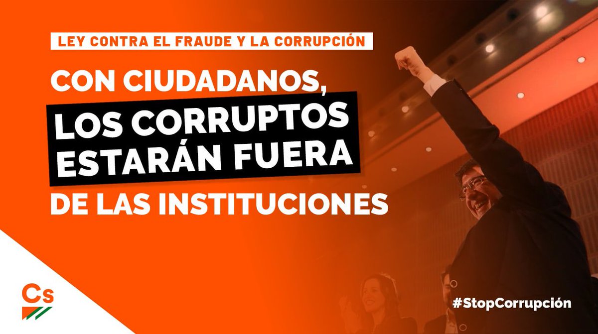 CsHuelva_Prov's tweet photo. Lo prometimos.
Lo trabajamos.
Lo conseguimos!💪🍊
Se aprueba la Ley de lucha contra el fraude y la corrupción política en #Andalucía!
Gracias al enorme y fabuloso trabajo de @JuanMarin_Cs y toda la Consejería de @JusticiaJunta
#STOPCorrupción
#OrgulloesPoco https://t.co/heSKAzhXES