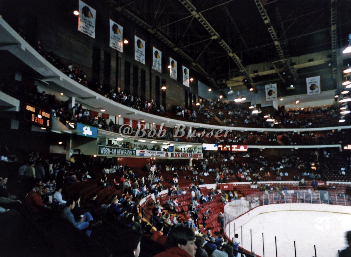 Bob Busser on Twitter "Chicago stadium, the madhouse on Madison