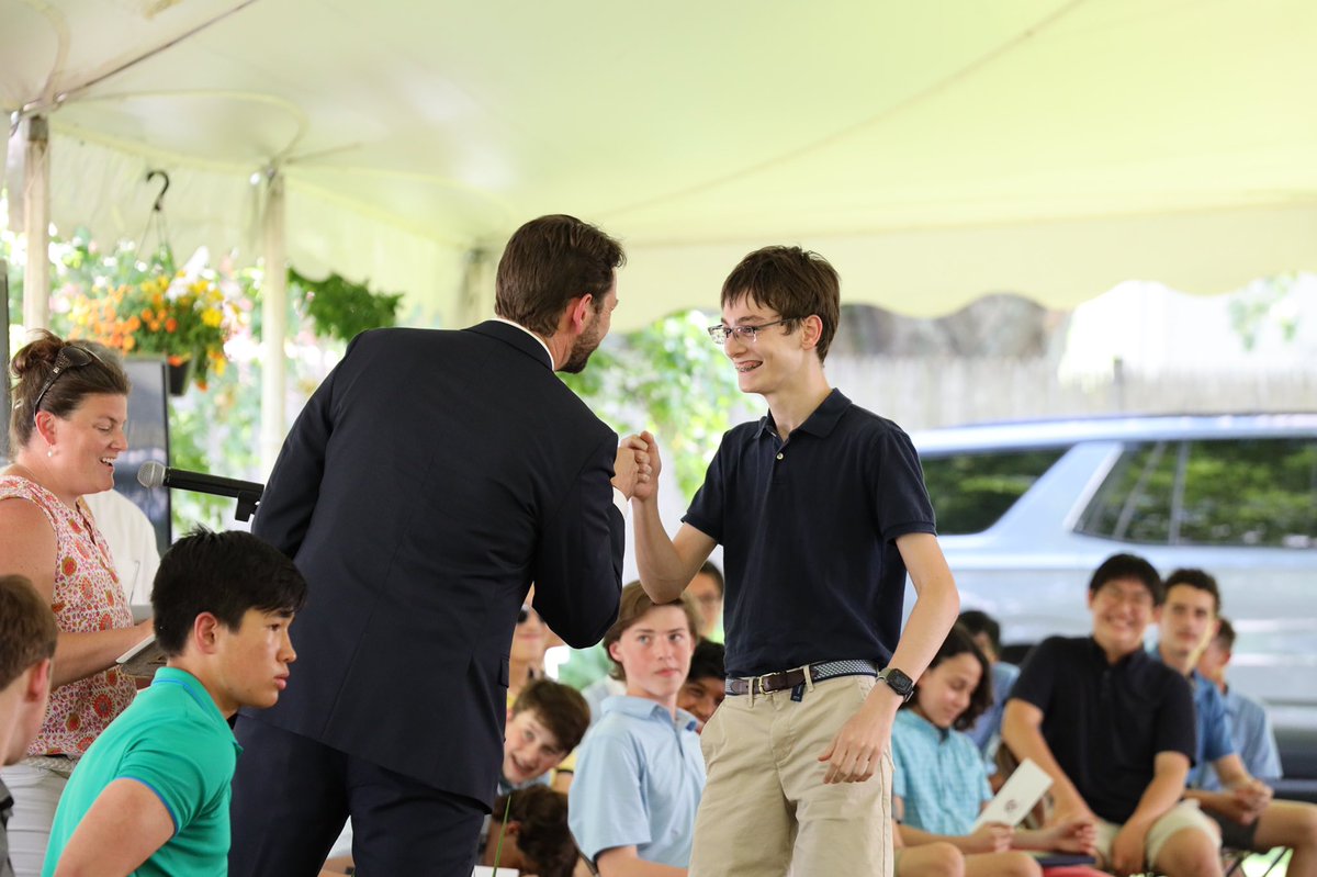 Honored on Monday, the boys in 8th grade celebrated both their year together and their time at Fessenden. We look forward to seeing many of you back on campus for ninth grade in the fall, and we wish those departing all the best in their future endeavors! Congratulations!