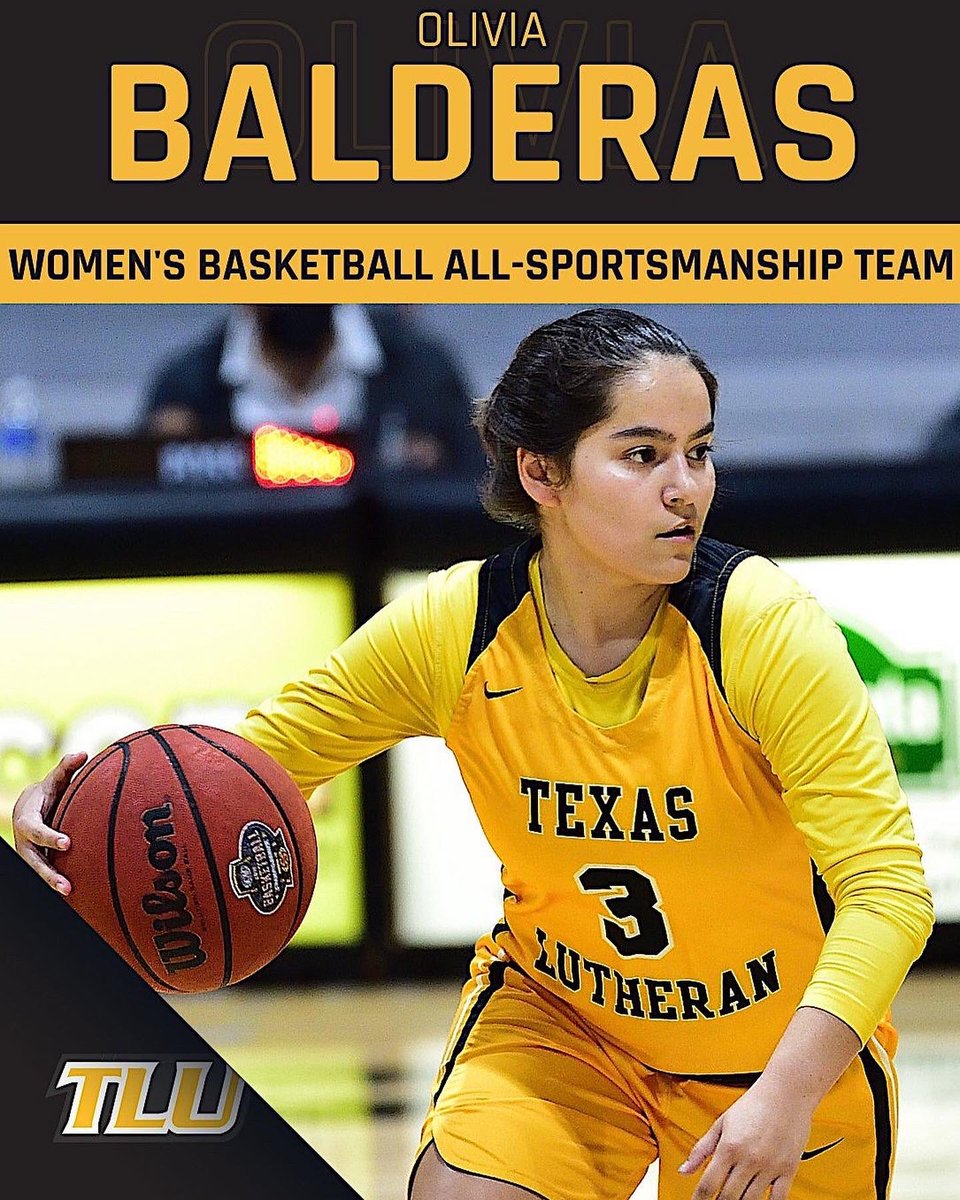 tluathletics's tweet photo. Congratulations to Matthew Hickey (baseball), Caleb Lister (men's basketball), and Olivia Balderas (women's basketball) on being named to the SCAC All-Sportsmanship Teams in their respective sports. #PupsUp #TLUBulldogs #SCAC #AllSportsmanship #AConferenceofGoodSports https://t.co/9b6jQxWUih