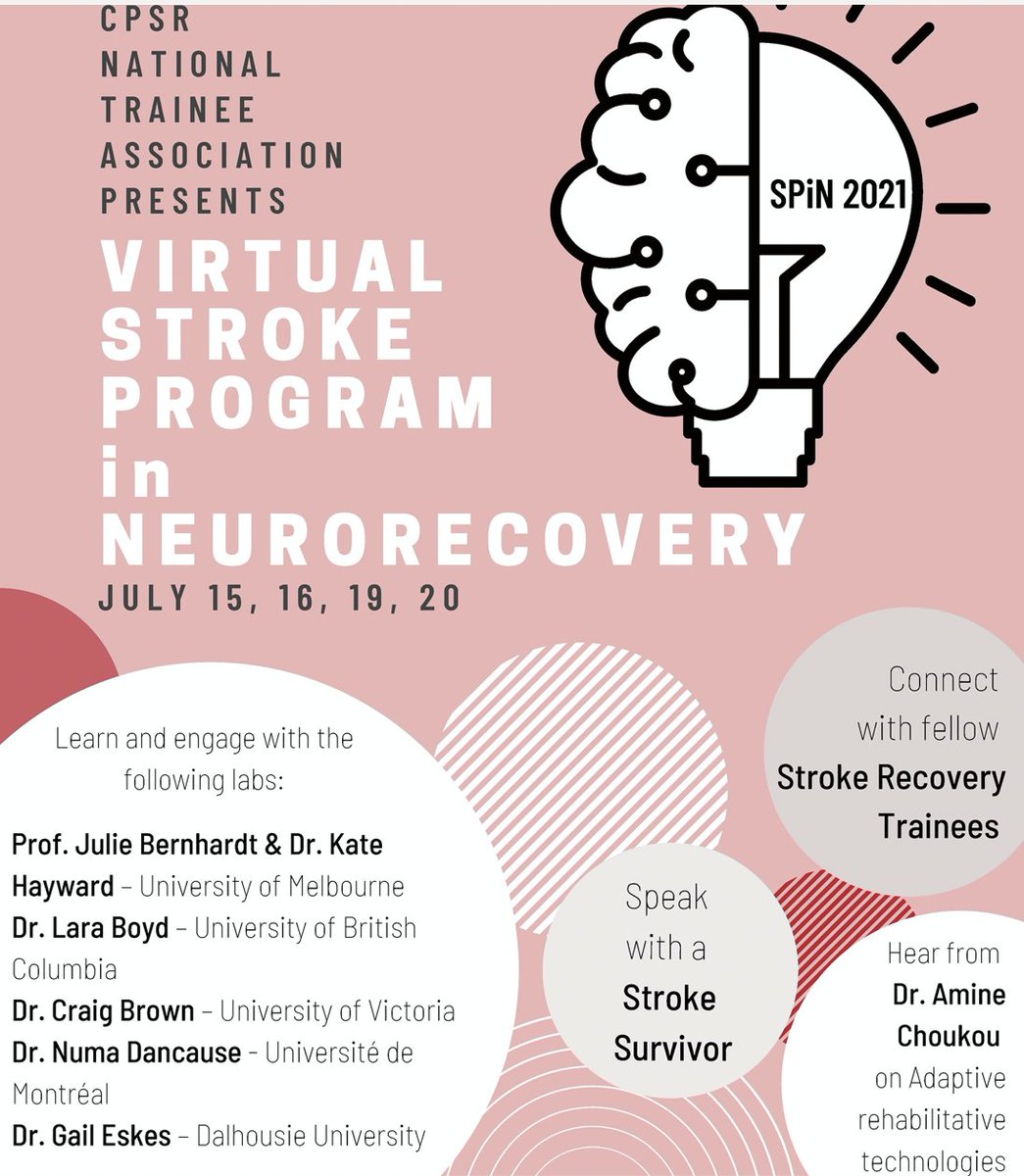 @FloreyStroke makes the @HSFCSR #SPiN program 1⃣Architecture & health care: @RubyLipsonSmith & Aaron Davis 2⃣Recovery clinical trials across the phases: @emilyjdalton & @FionaEllery 3⃣Transcranial doppler ultrasound early after stroke: @lilianbraighi + talk by @AVERTtrial & 🙋‍♀️