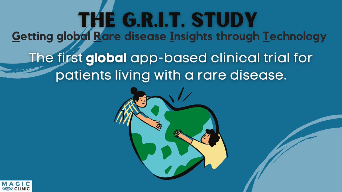 magic_clinic's tweet photo. Want an easier way to track your symptoms, medications, treatments, and general health?
Introducing the first GLOBAL clinical trial that aims to help patients manage their rare disease using a digital health journal, wherever you are in the world! #GRITStudy https://t.co/7pC1CdN0Hw