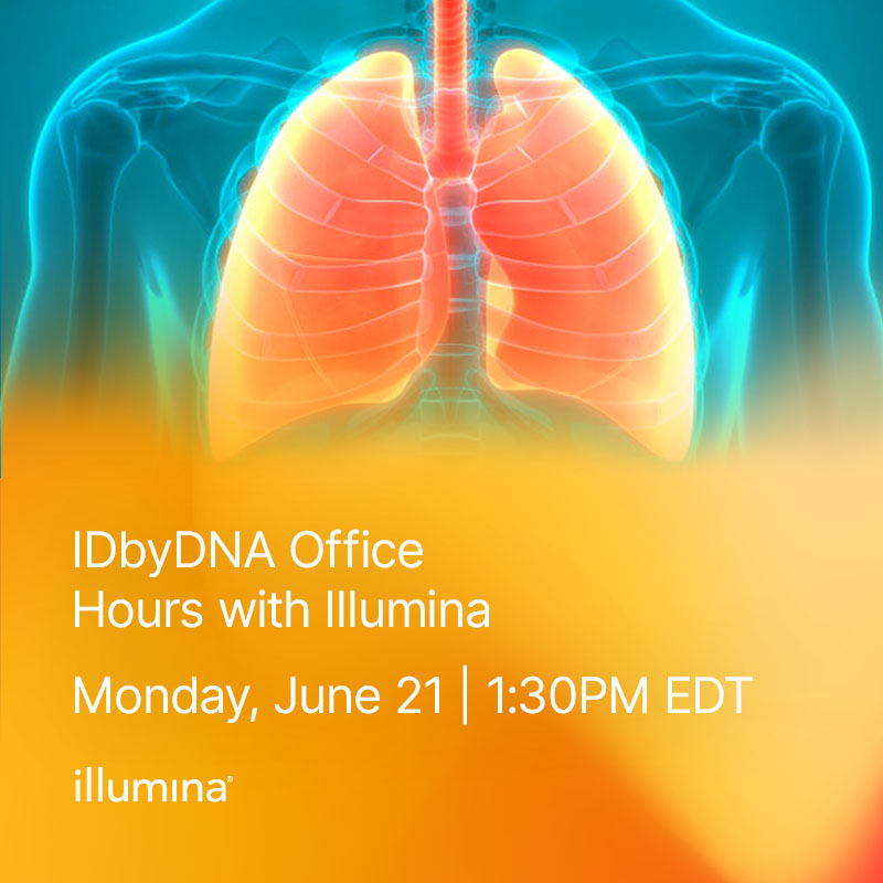 illumina's tweet photo. .@petrifiedbugs from @WeillCornell will preview some exciting new clinical research data investigating the accuracy of respiratory pathogen detection using an NGS solution compared to routine microbiology culture identification during our Monday #WorldMicrobeForum office hours.