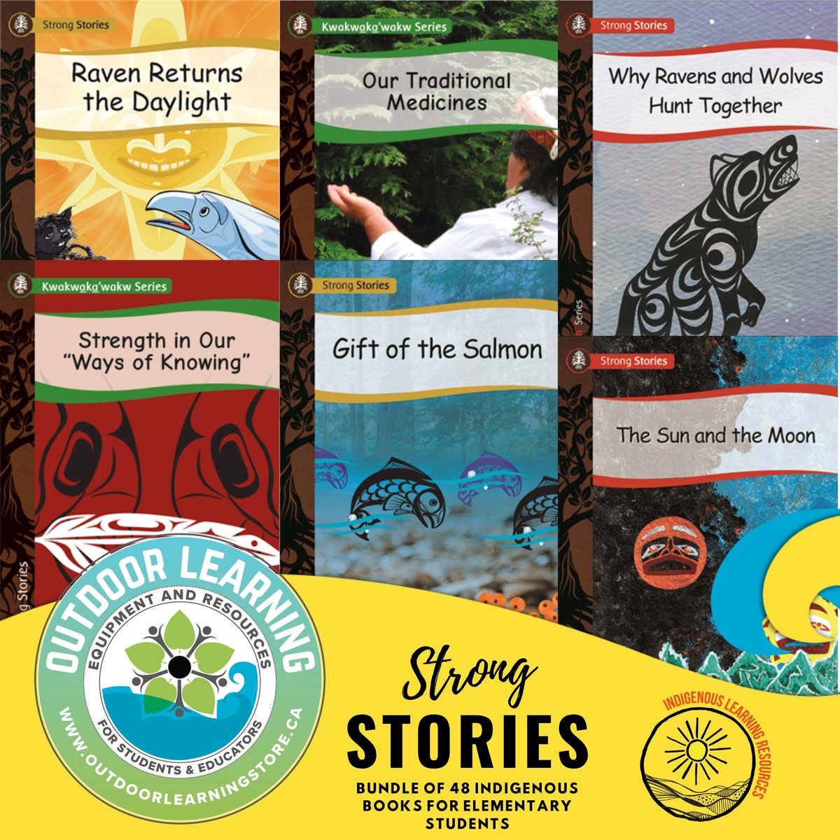 🧡NEW INDIGENOUS STUDENT LEARNING RESOURCES: We are VERY excited to have just released this set of 48 Strong Stories in partnership with Strong Nations!

Books are written, illustrated and published by Indigenous people from across Canada.

👉outdoorlearningstore.ca/product/strong…