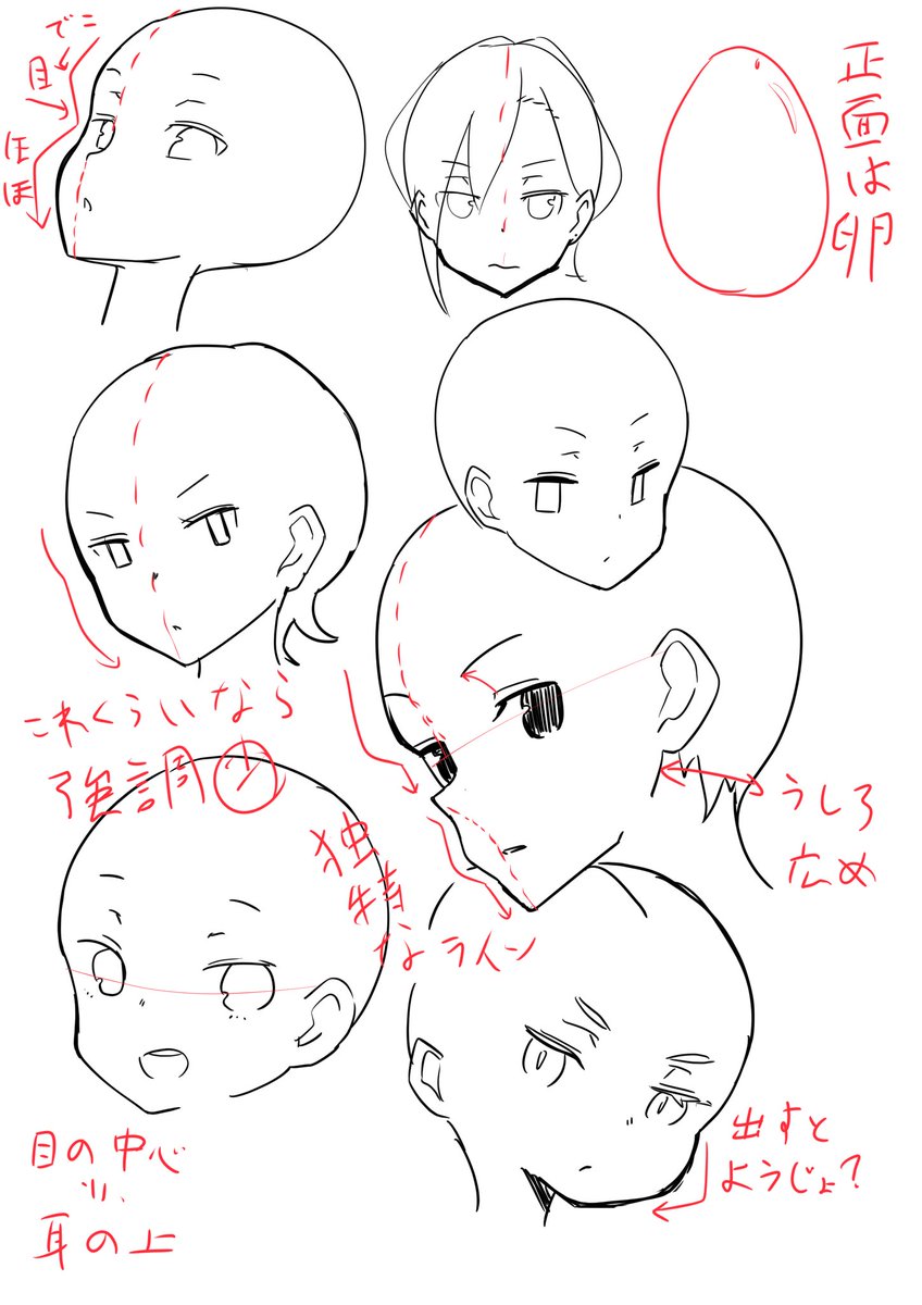 輪郭
ラインを強調しすぎてたかも
線をなだらかにしてみよう 