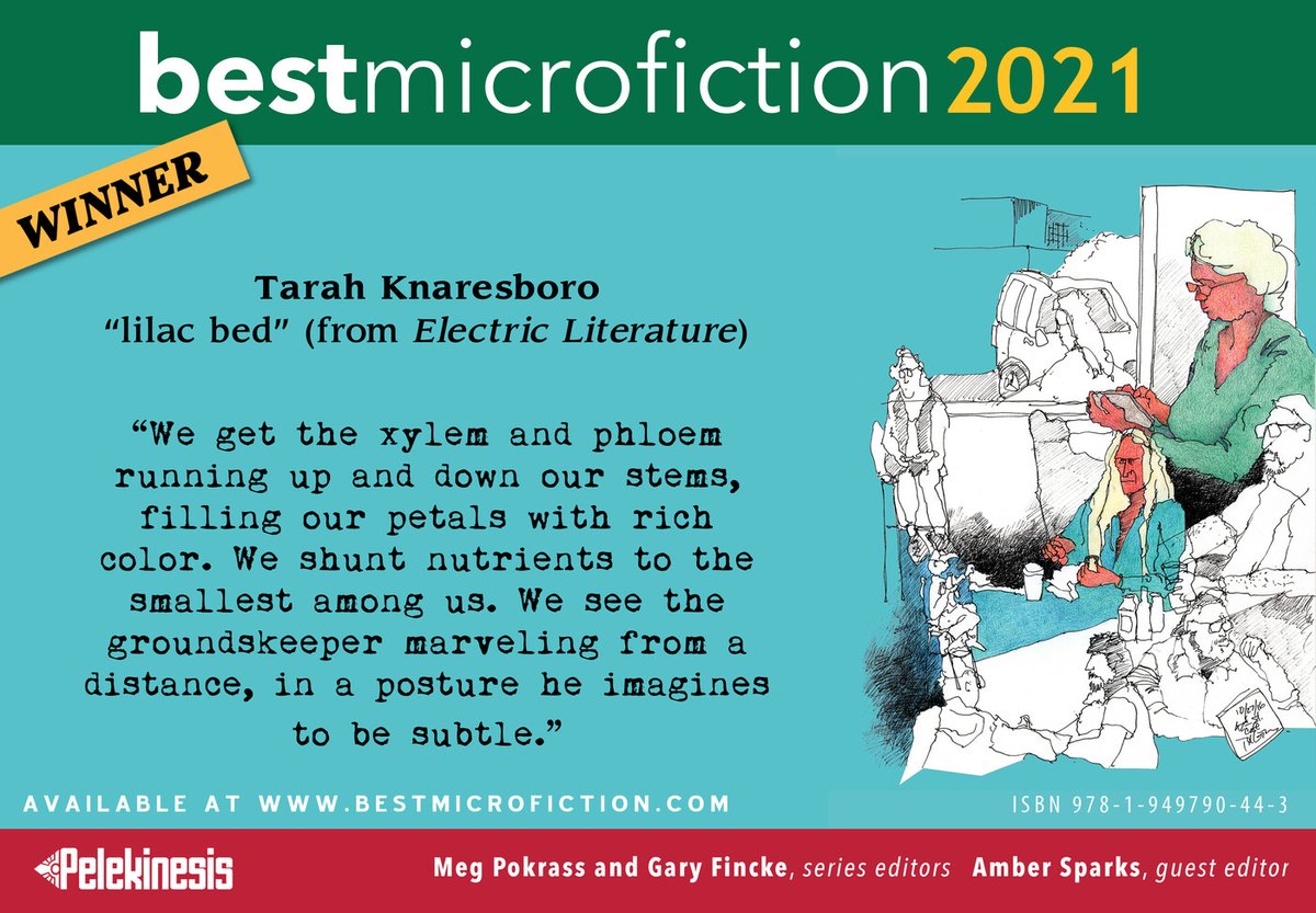 tknaresboro's tweet photo. So pumped to be in an anthology!! Thank you so much for choosing my piece. Also grateful to @ElectricLit for publishing me in the first place, and their committment to giving opportunities regardless of literary credentials. https://t.co/XzoMzLxc6E