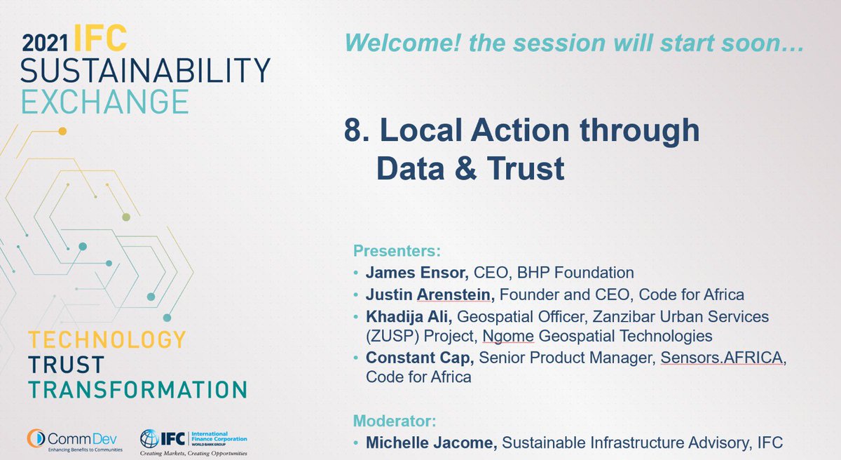 In the time of trust crisis, participants of #LocalAction through #Data &amp; #Trust breakout at #IFCexchange agreed that collaboration of all stakeholders and co-creation of data are key to #buildingtrust between govt, businesses and communities.
