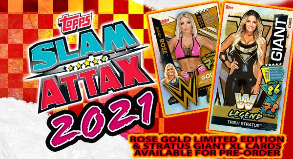 Mandy Rose Gold Limited Edition and Trish Stratus Giant XL Card now available for pre-order - post 15th June 2021 #Topps #TradingCards #WWE #SlamAttax #WrestlingCards https://t.co/9n00MIhcfB