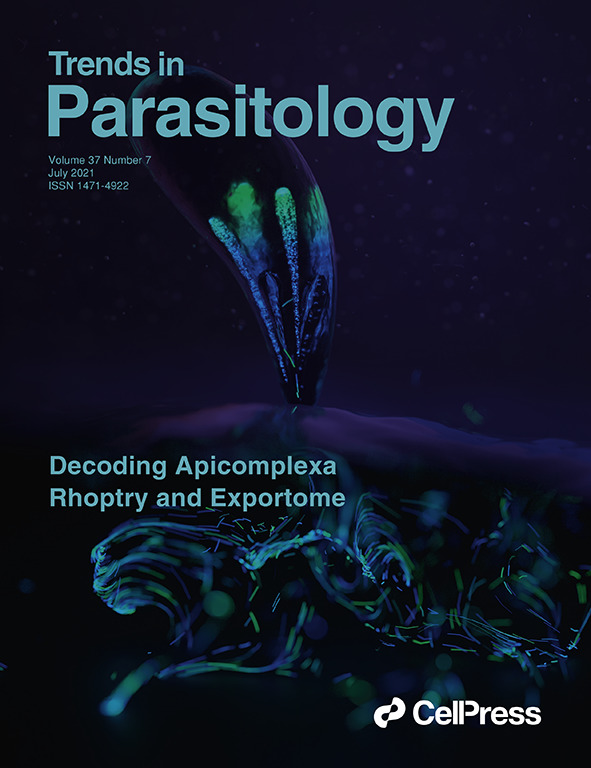 TrendsParasitol's tweet photo. Our 2021 July issue https://t.co/cbi2BSoKXJ highlights #Apicomplexa #rhoptry &amp; secretion with reviews on Toxoplasma rhoptry exocytosis (@Lebrun43782700), cytosolic face of rhoptry (@Wilson_LabUofA), sporozoite rhoptries &amp; micronemes (S. Kappe), &amp; Plasmodium exportome (P. Gilson). https://t.co/M8sv6wPB6k
