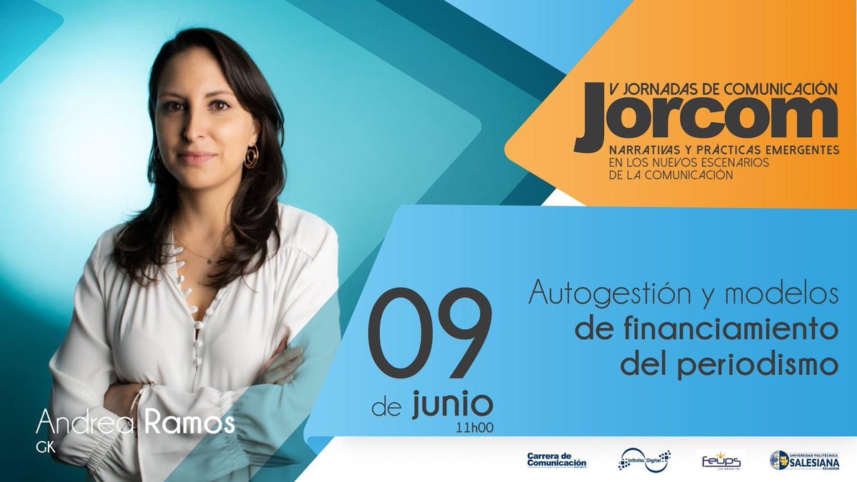 yadisvanegas's tweet photo. #EnVivo comienza  #MesaDeDebate del #EjePeriodismo  de la #JorComV a  las 11h00 por @InDi_UPS es un #eventogratuito
Programa completo: https://t.co/s0NuqaCkSr https://t.co/9Tq5G20pd6
