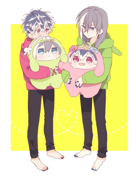 ちっちゃい❄🍑とでっかいモンチャン 