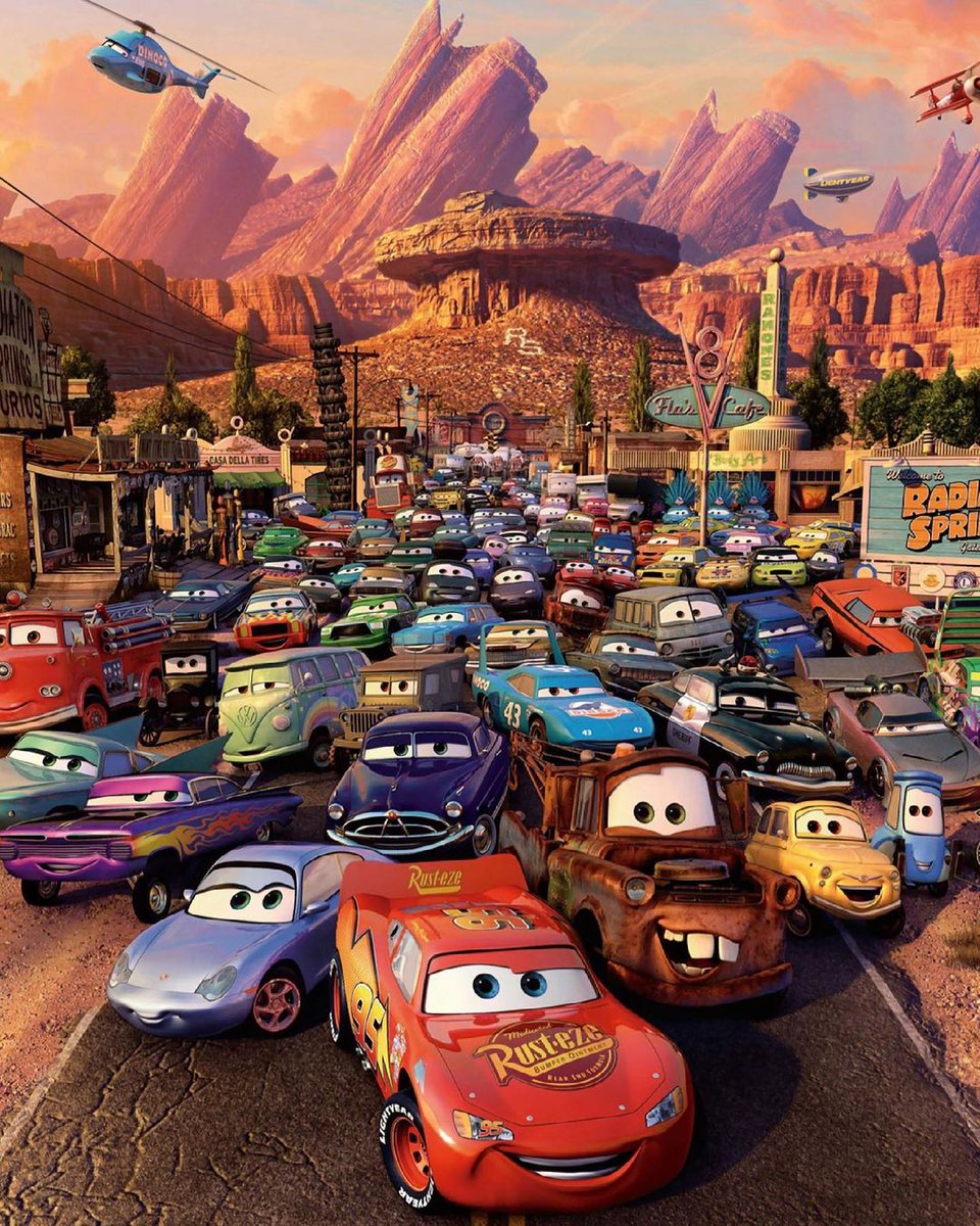 ComplexPop's tweet photo. ‘Cars’ made its debut 15 years ago today (2006). 🎬⚡️ https://t.co/nVmoSq7P58