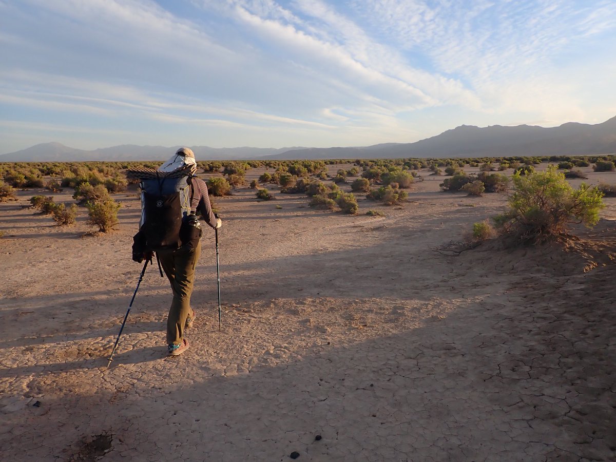 The Oregon Desert Trail is a trail of beautiful contrasts. These photos are taken two days apart.