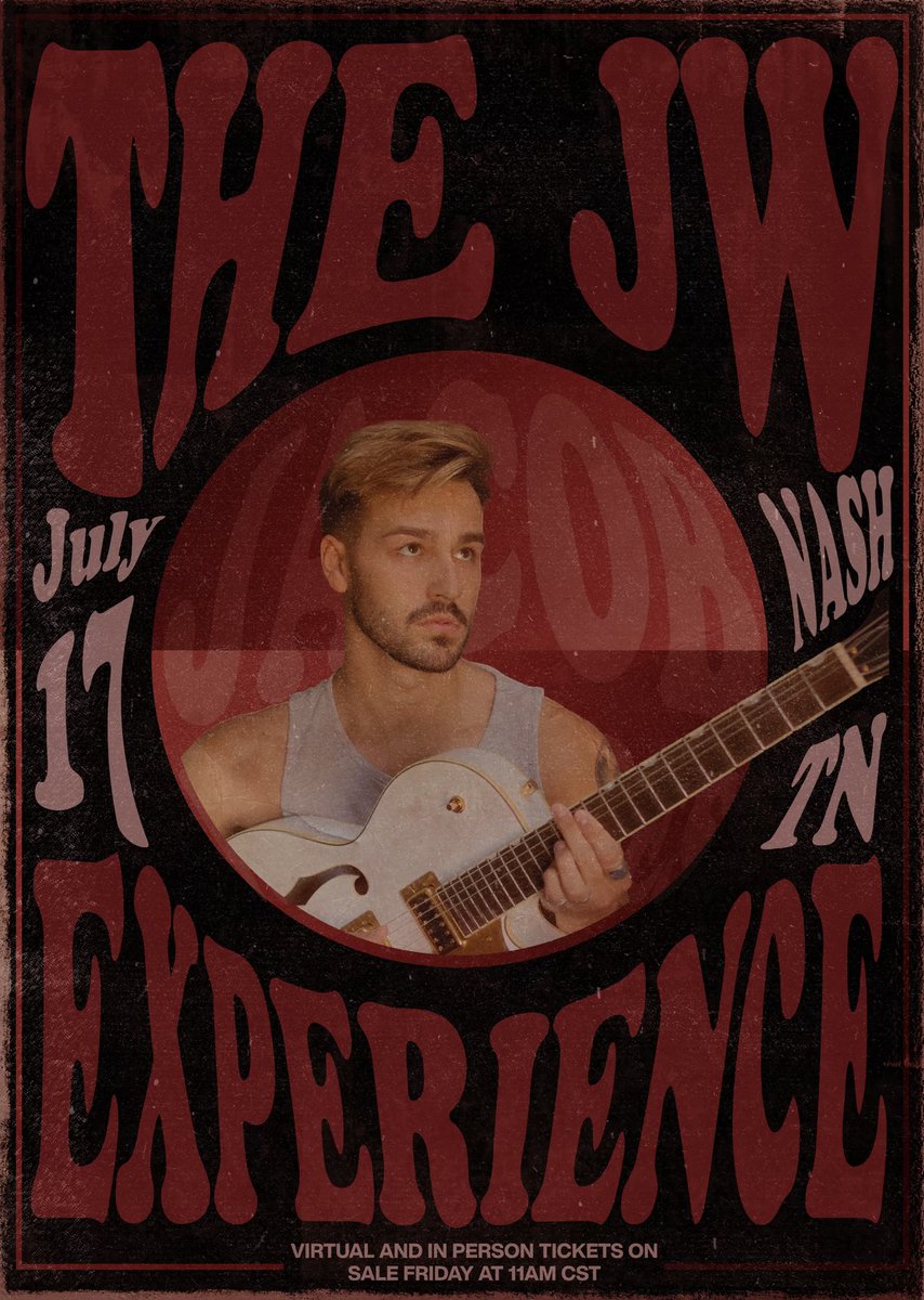 JacobWArg_'s tweet image. 🚨 | ¡HAY FECHA DEL SHOW VIRTUAL (y presencial) DE JACOB!

📍Nashville / Online
🗓️ 17 de Julio

🎟️ Las entradas para el show virtual están 15 dólares y si quieren formar parte de un Q&amp;amp;A sale 25 dólares. (Al rededor de 1500 y 2600 pesos)