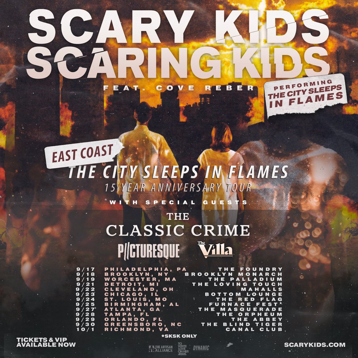 picturesqueband's tweet photo. The excitement we have for this run is REAL!! Catch us on tour with the homies in Scary Kids Scaring Kids! 🙌 https://t.co/kG0JkCyt9V