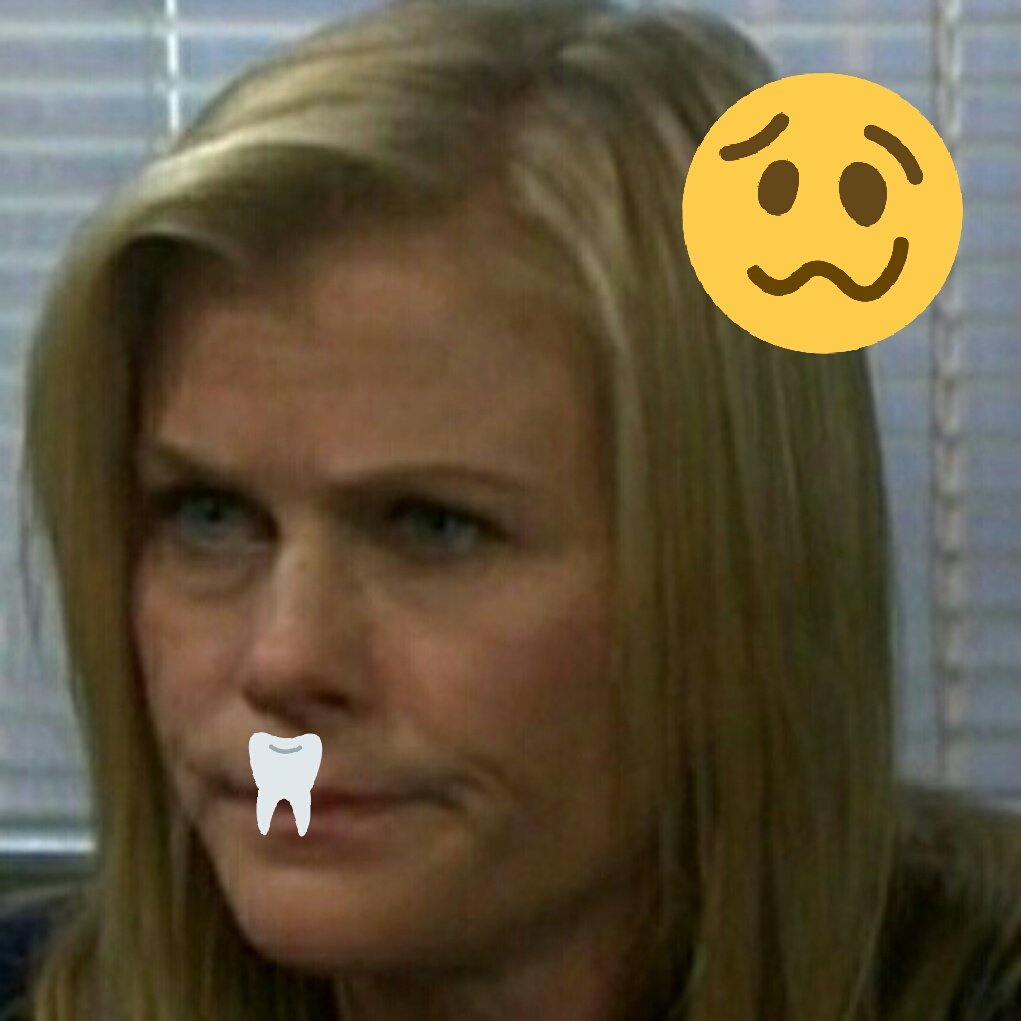 EjoleDiMerafan's tweet photo. @queenofdimeras @Stacy_Haiduk @Ali_Sweeney I'm still waiting to see one of the #DiMeraBadGirls  knock out SAMI Brady's REAL😖 teeth! #DAYS 😂😂😂😂😂😂 #KristenDiMera #NicoleDiMera #KateDiMera https://t.co/hEB7omieGh