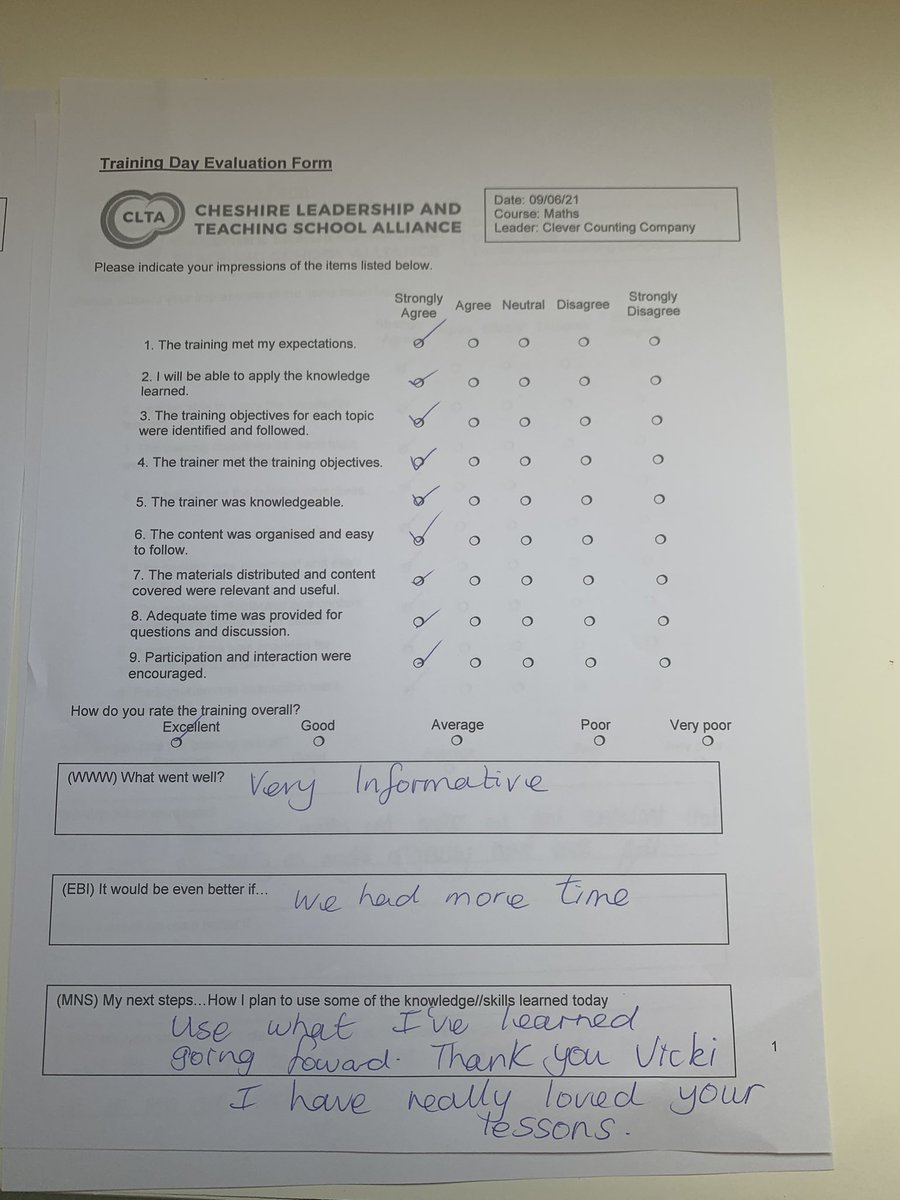 Final day with <a href="/uochester/">University of Chester</a> <a href="/CheshireLTA/">CLTA Training</a>  Associate Teachers. Measures and Algebra covered! Some ingenious non standard measures (face masks) employed! Good luck to you all. I’ve loved working with you. 👏🏼👏🏼👏🏼