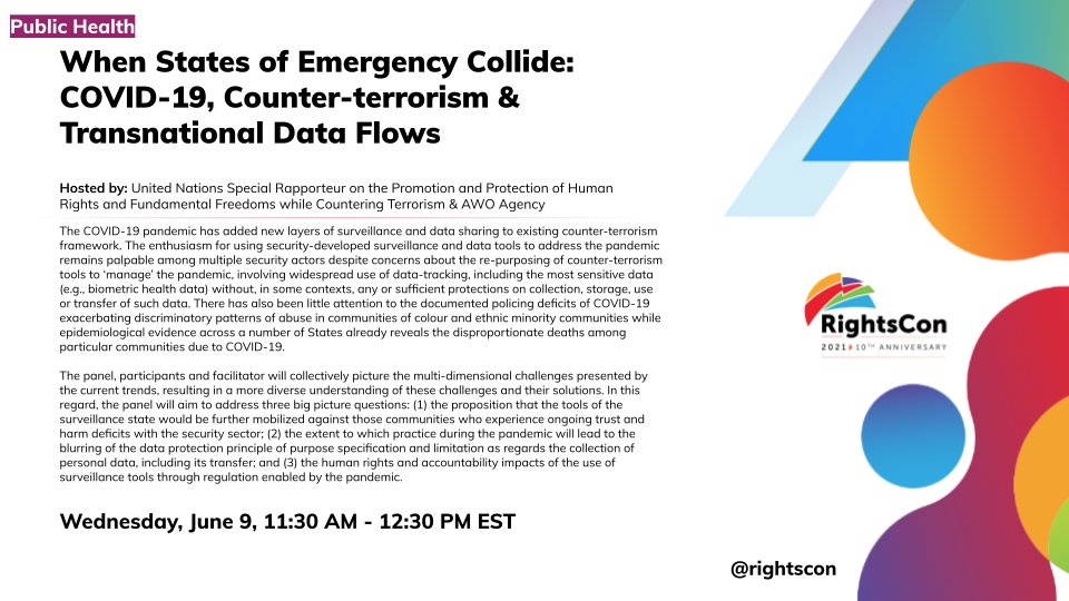 NiAolainF's tweet photo. Thanks to our panellists for joining our RIGHTSCON Session @UN_SPExperts  @UN_CTED @A__W______O at @rightscon today. https://t.co/oHENoYpekw