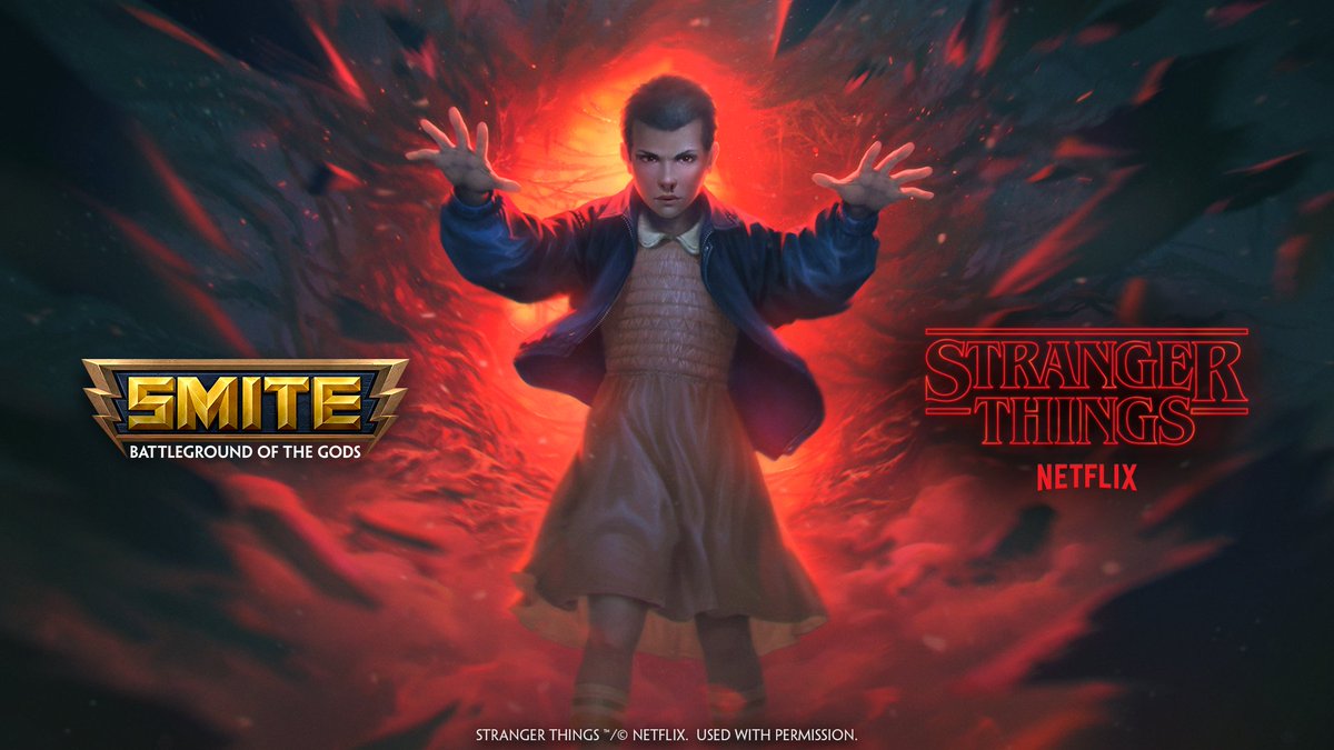 SMITEGameES's tweet photo. Se acerca algo sediento de sangre...

¡La famosa serie @Stranger_Things de Netflix llegará a SMITE!

¡No se pierdan el #SummerGameFest mañana a las 2pm ET (20:00 CET) para descubrir más detalles, ni tampoco la #GeekedWeek! https://t.co/8VCSmDs3gy
