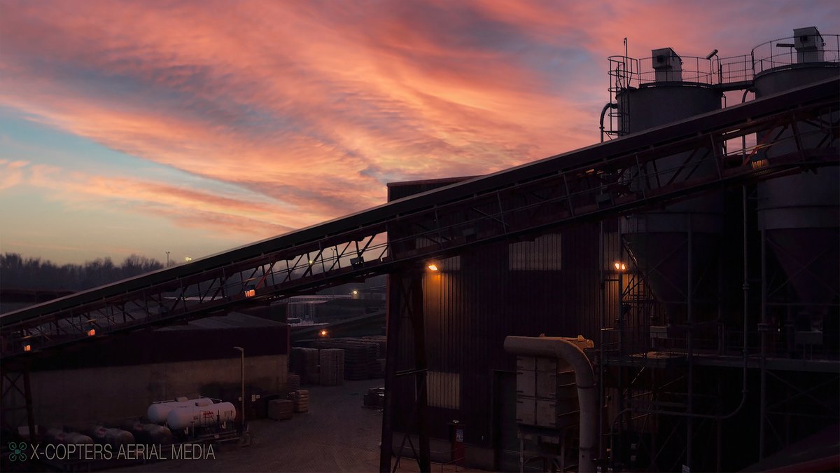 Even cement works can look awesome in the summer #sunset
#dronephotography