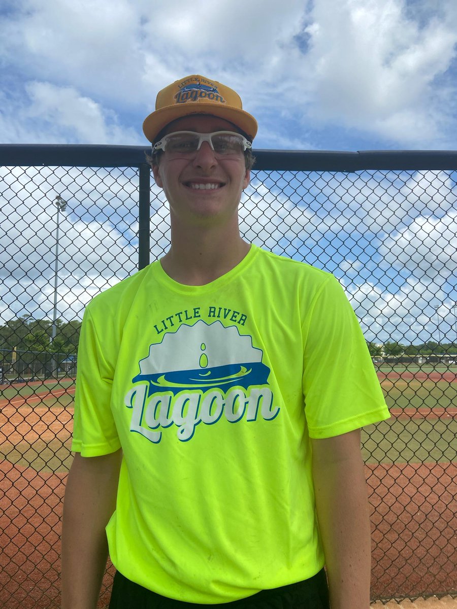AdamBelinger's tweet photo. Game 1 Today in Myrtle @dean_belinger23 threw 3 1/3 2 hits 4ks 1ER in a 14-4 victory. @OUCardsBaseball @oobaseball @RiverLagoon https://t.co/0RXeo19Iz4