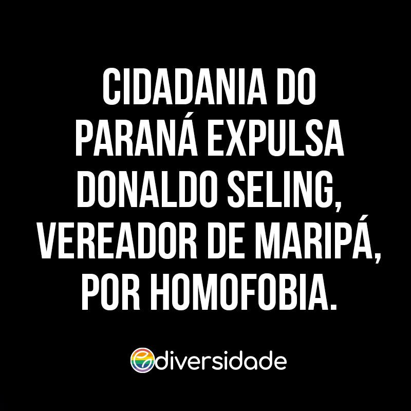 diversidade23's tweet photo. No @23cidadania não existe lugar para lgbtfobicos. 🙌🏻 https://t.co/HqCMJhJXUi