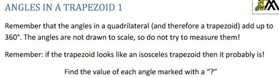 MathCurmudgeon's tweet photo. If it's not drawn to scale and you can't measure the angles, why would you suggest that angles that look equal probably are equal?
#iteachmath #geometrychat #BadAdvice https://t.co/aE2wGPQnC0