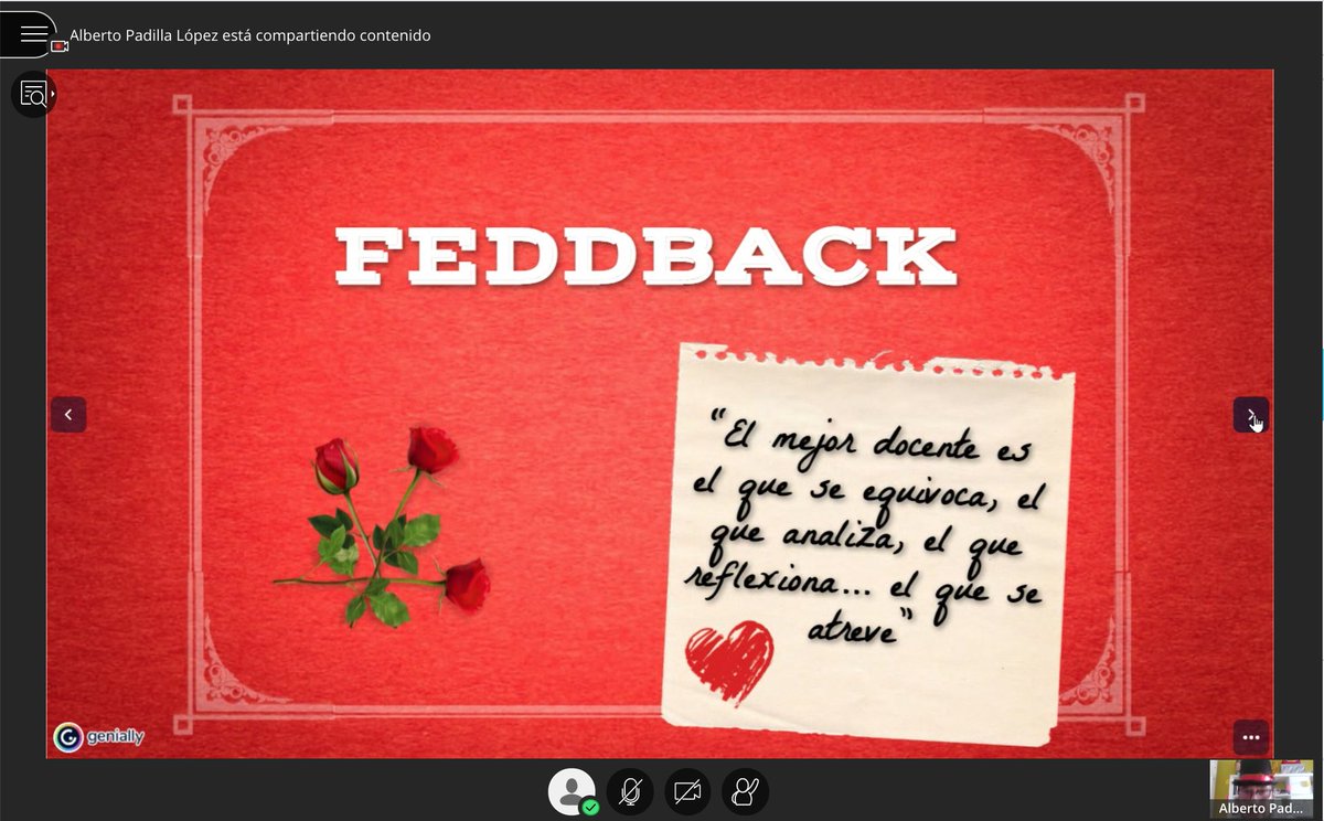 El mejor docente es el que se equivoca, el que analiza, el que reflexiona........ el que se atreve, así termina su comunicación @albertopadlop en las Jornadas de BBPP e Innovación: La TDE un reto en nuestros centros <a href="/CEPdeSevilla/">CEP de Sevilla</a> <a href="/FormacProfAnd/">Servicio de Planes de Formación</a> <a href="/ProInnoAnd/">Programas para la Innovación Educativa</a>