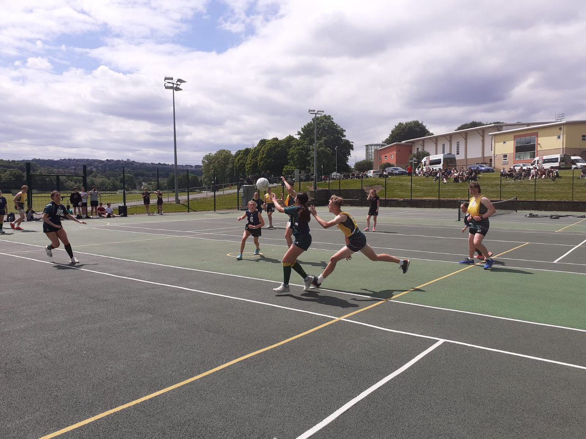WGSNetball's tweet photo. Last Yr13 games session today... first netball match of the season. Netball V Rugby! Thank you to all those leavers who have dedicated 7 years to Grove Netball- you will be missed 😢 already looking forward to welcoming you back for OGs weekend! https://t.co/BSpgdwwCpk